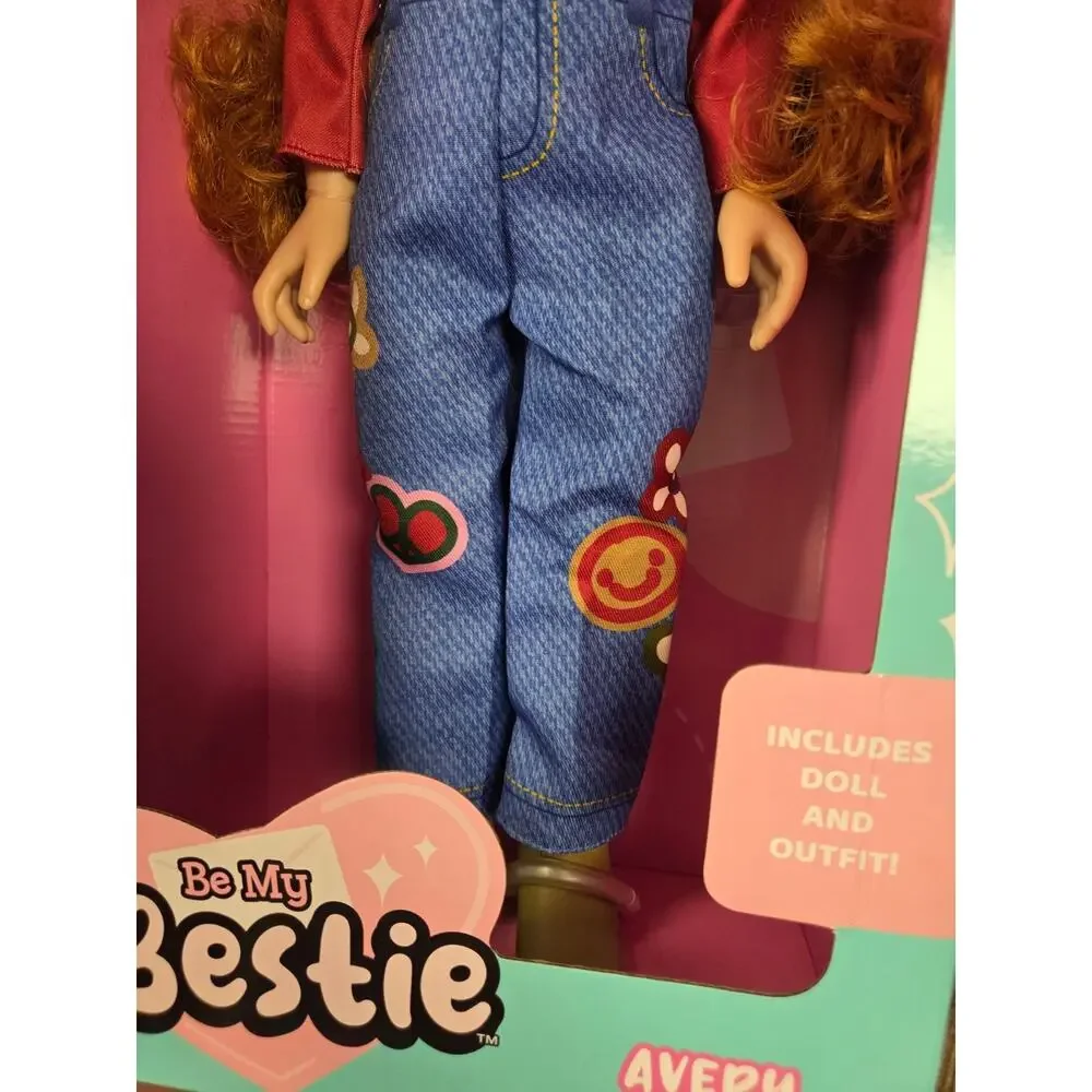 Jakks Pacific Be My Bestie 18-inch Avery Red Hair Light Skin Girl Doll NEW